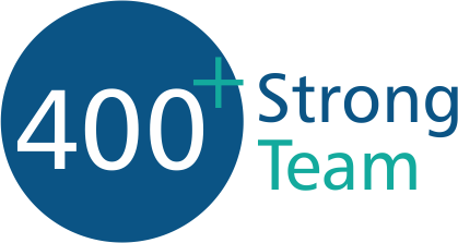 400 strong team